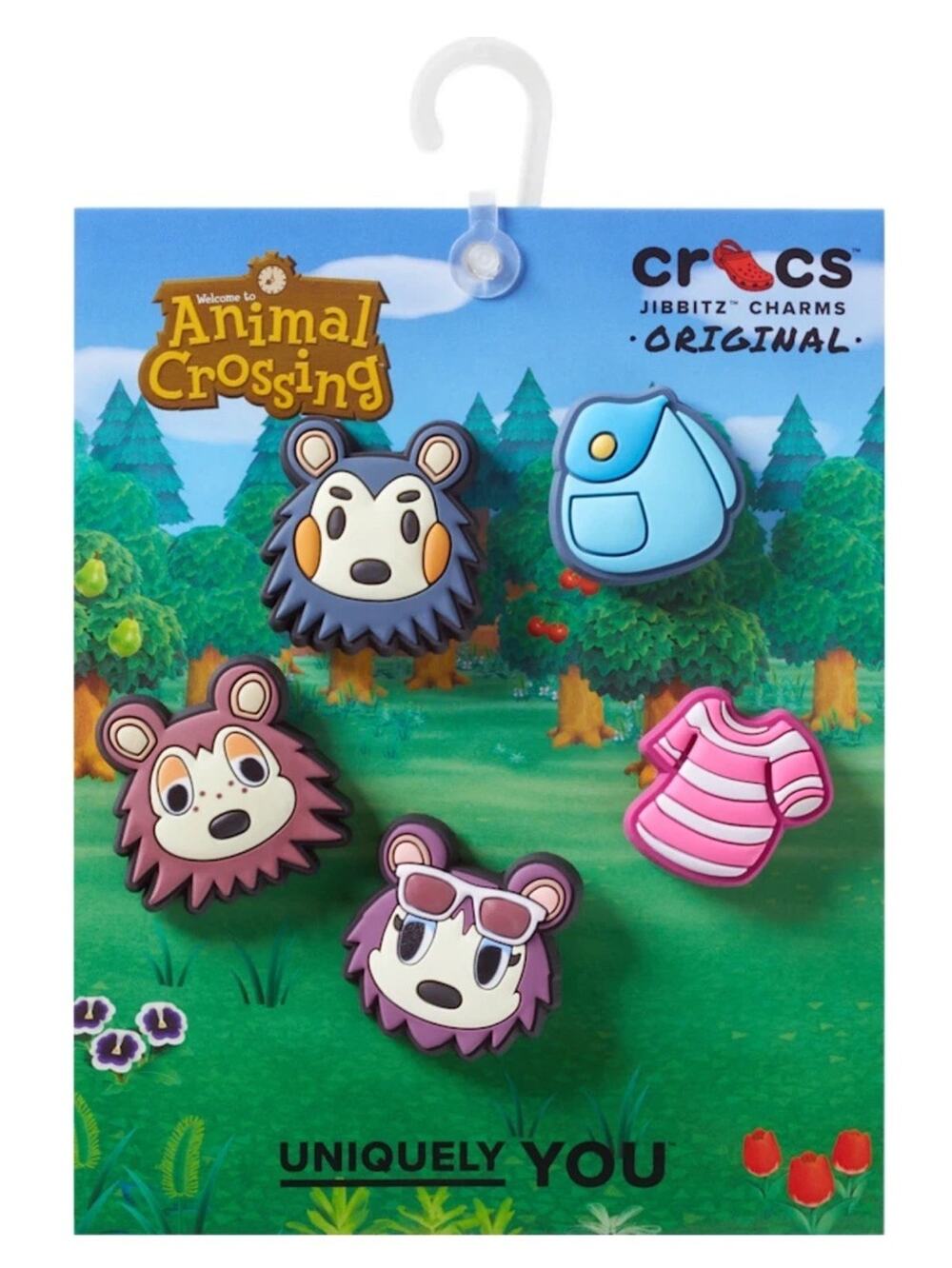 Crocs Jibbitz Animal Crossing Creator 5 Pack Shoe Charms NWT